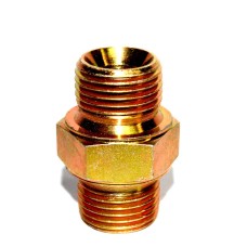 MS Double Nipple Hydraulic Hex Adapter Connector Male Light Series